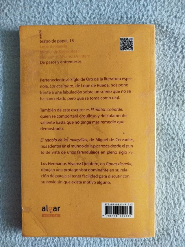 De pasos y entremeses