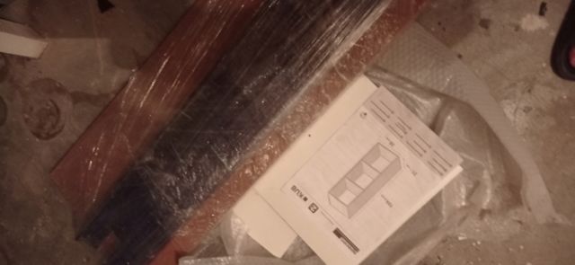 Estantería Spaceo marrón 104x36x31cm