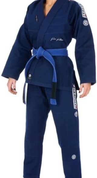 Kimono Jiu-Jitsu Chica Tatami F2L Azul Marino 
