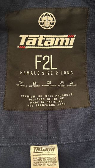 Kimono Jiu-Jitsu Chica Tatami F2L Azul Marino 
