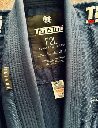 Kimono Jiu-Jitsu Chica Tatami F2L Azul Marino 
