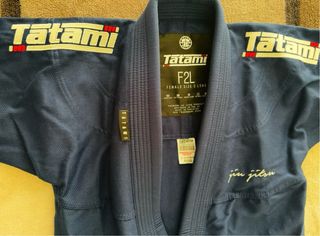 Kimono Jiu-Jitsu Chica Tatami F2L Azul Marino 
