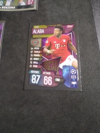 Cromos Benzema & Alaba Real Madrid