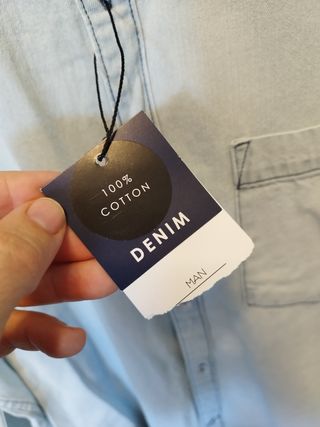Camicia Jeans Chiaro Uomo XXL 