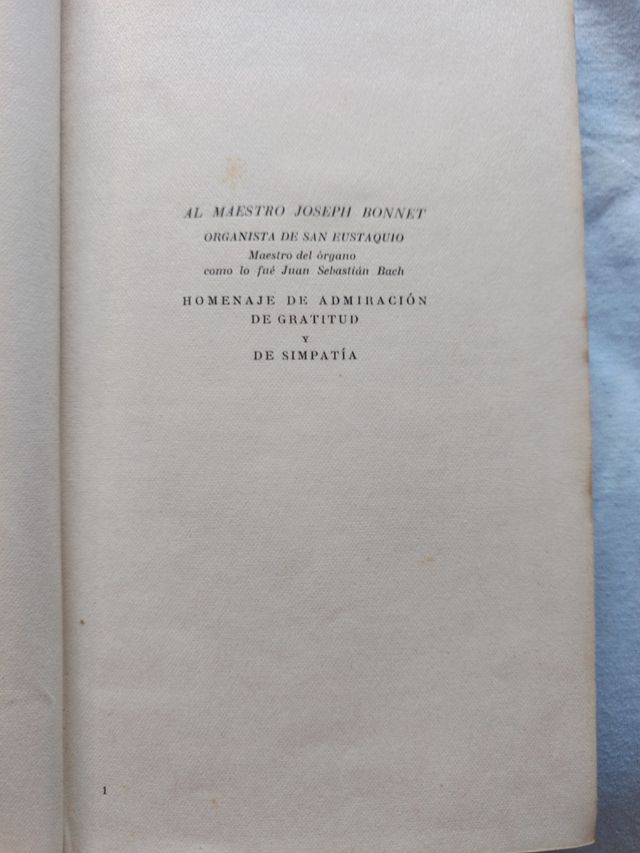 Libro de 1943 Johann Sebastian Bach