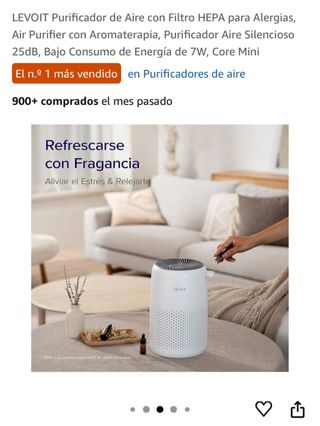 Purificador Aire Levoit Core Mini HEPA