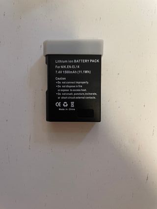 Kit 4 Baterías EN-EL14 y Cargador Dual Nikon