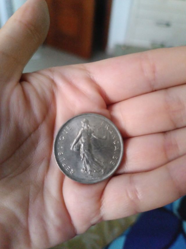 Moneta 5 Franchi Francia 1971