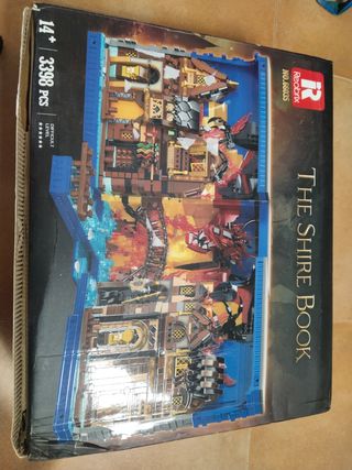 Libro Hobbit librería temática tipo Lego 3398pcs