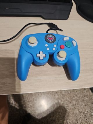 Mando Nintendo GameCube azul Zelda