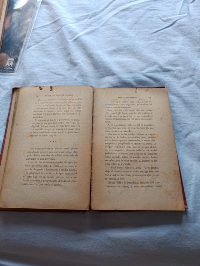 Libro de 1916 Hazañas de Till Eulenspiegel