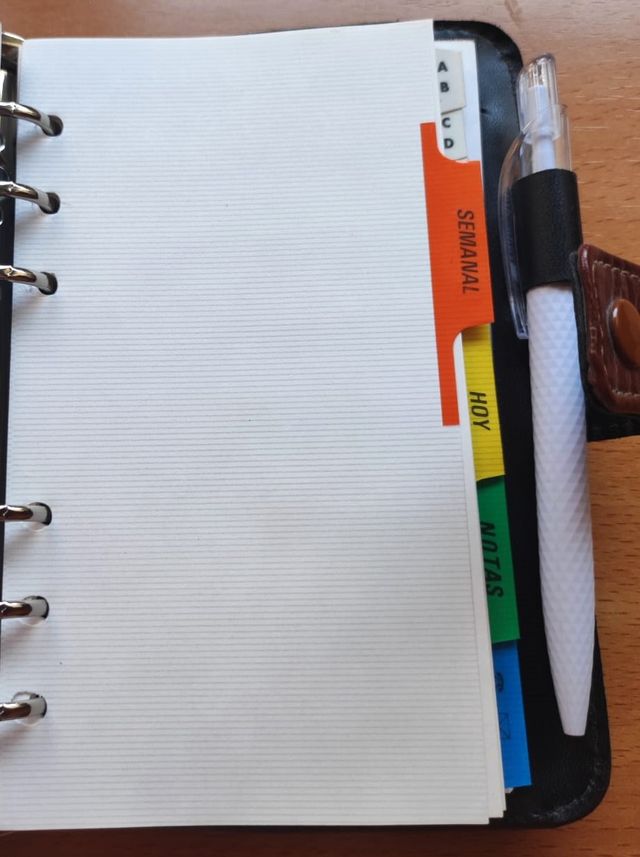 Agenda con calculadora SAMER