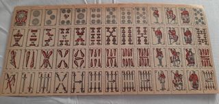8 Barajas cartas Miniatura antiguas rifas