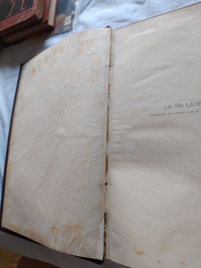 1913 LA VIA LAYETANA Substituint als carrers