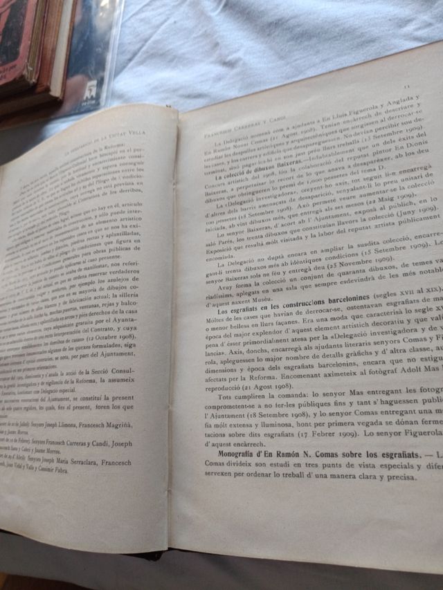 1913 LA VIA LAYETANA Substituint als carrers