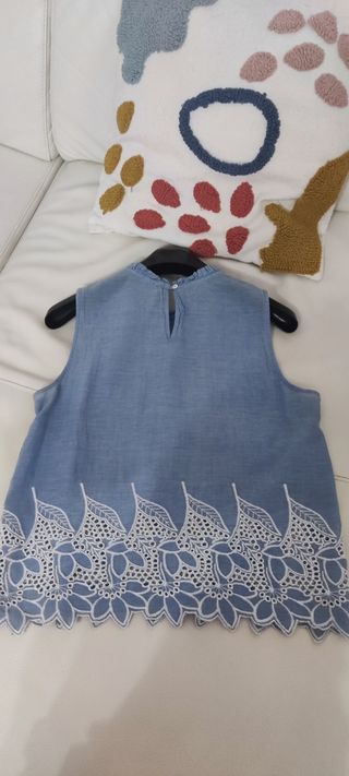 Blusa Stradivarius azul Talla L