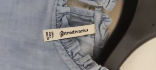 Blusa Stradivarius azul Talla L
