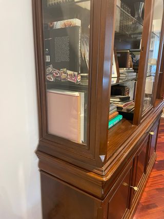 Vitrina madera roble - Mueble exhibidor