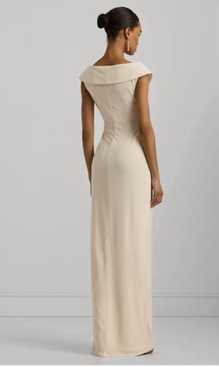 Vestido beige boda civil