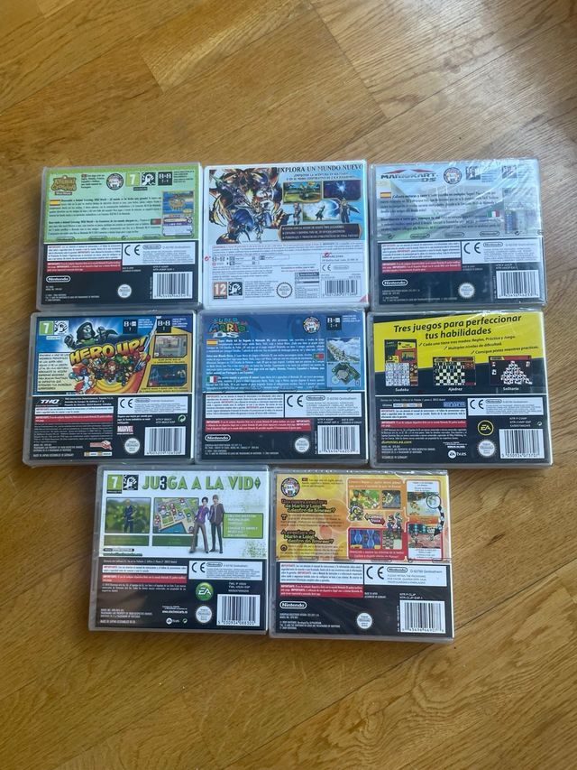 pack 8 Juegos Nintendo DS precintados