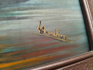 Dipinto anni '50 olio su tela