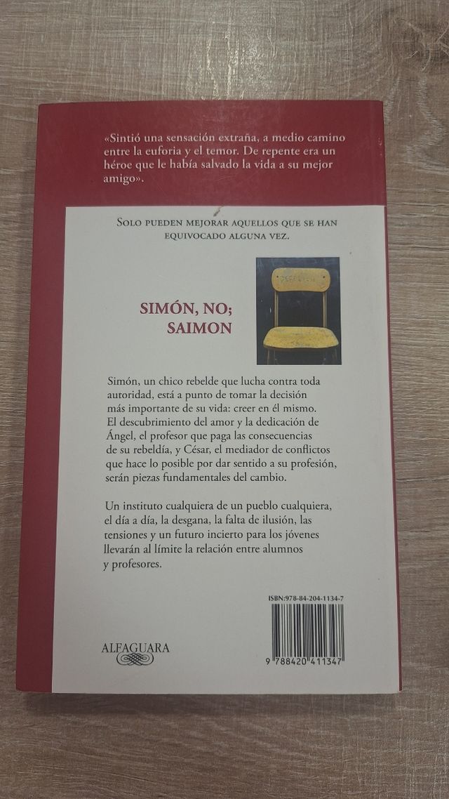Simon, no; Saimon (Serie roja) (Spanish Edition)
