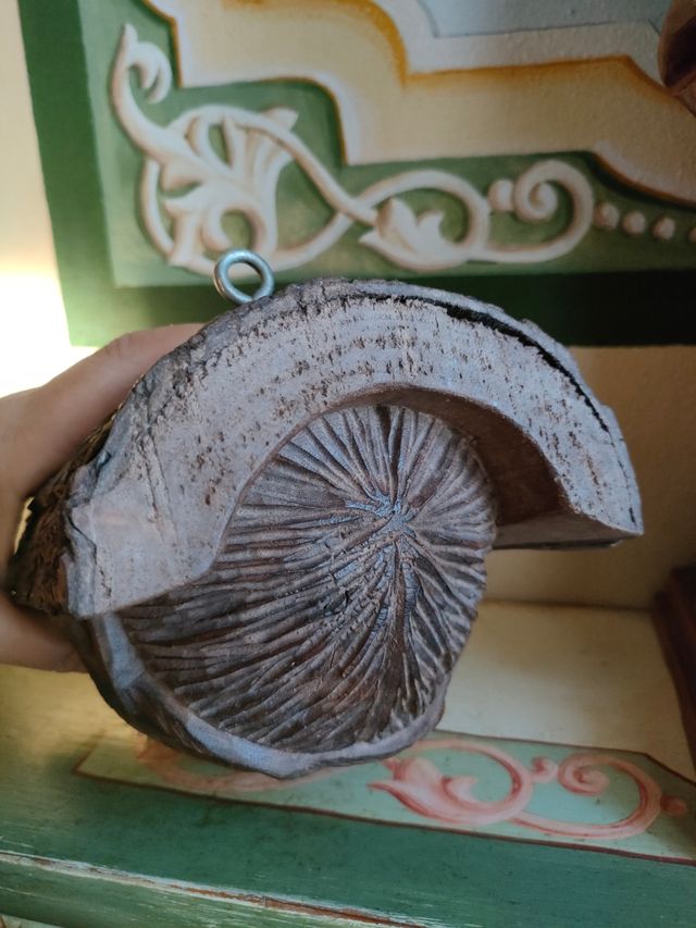 Volto Gesù in legno intagliato a mano vintage