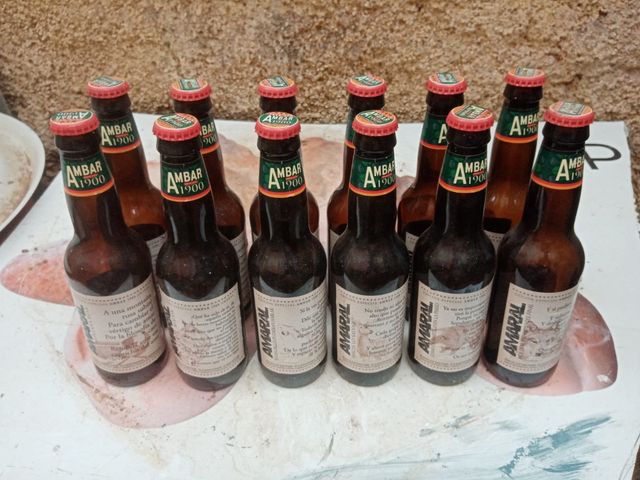 12 BOTELLAS CERVEZA AMBAR