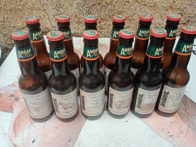 12 BOTELLAS CERVEZA AMBAR