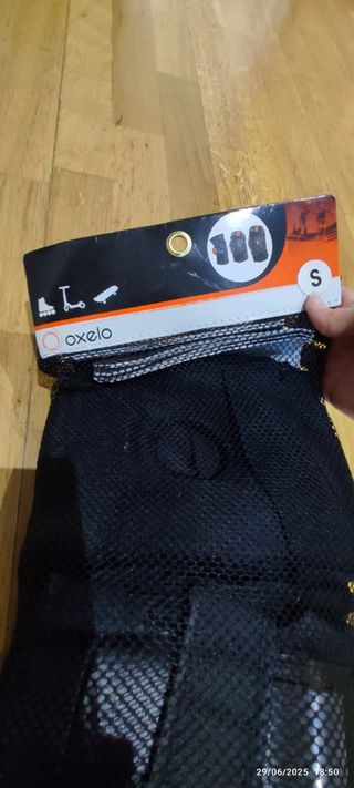 Protecciones Oxelo talla S para adultos.