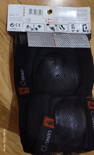 Protecciones Oxelo talla S para adultos.