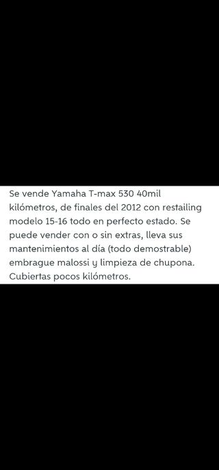 Yamaha T-MAX 530: ¡Impecable!!!