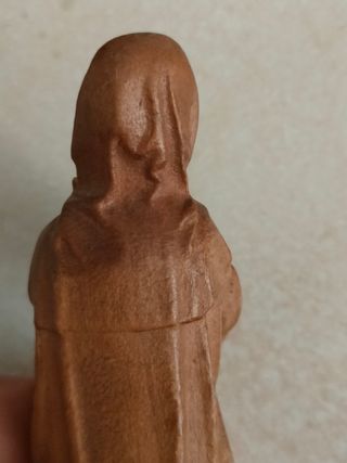Madonnina in legno intagliato - 15 cm vintage