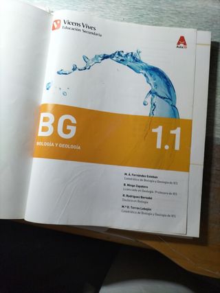 BG 1 Trim (Biologia y Geologia) Aula 3d