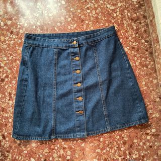 Minifalda vaquera azul
