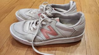 Zapatillas New Balance 38 Gris Rosa