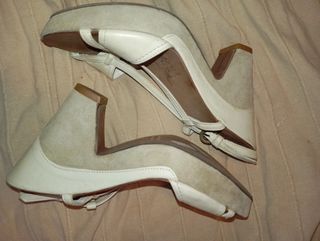 Sandalias Vera Piel Blancas 37