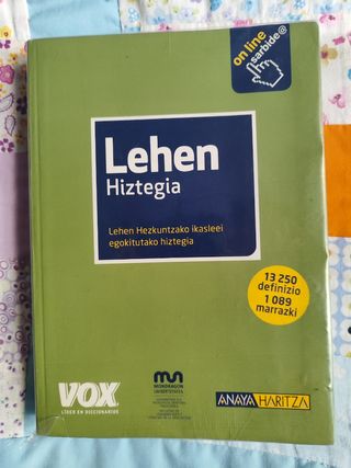 Diccionario de euskera. Lehen Hiztegia