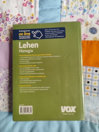 Diccionario de euskera. Lehen Hiztegia