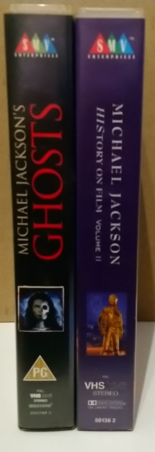 VHS Michael Jackson: Ghosts & History