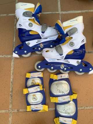 Patines, patinete , patín y protecciones