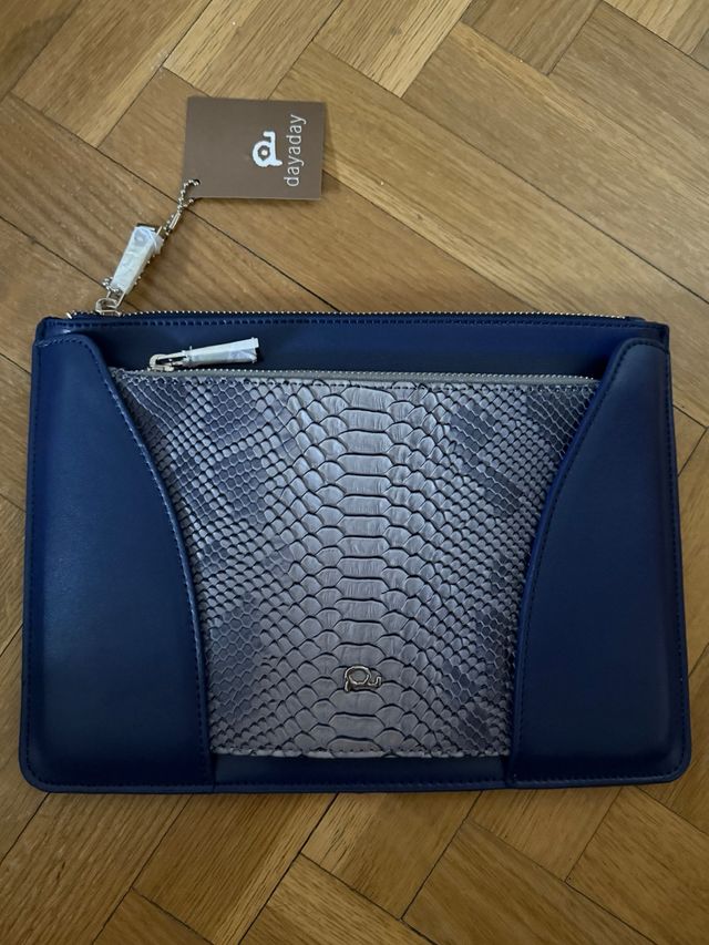Bolso Day & Day - Azul y Gris