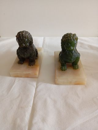 2 Leones Pekín Jade - Foo Dogs