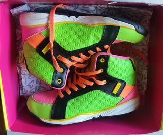 Zumba Sneakers - Deportivas verdes y rosas