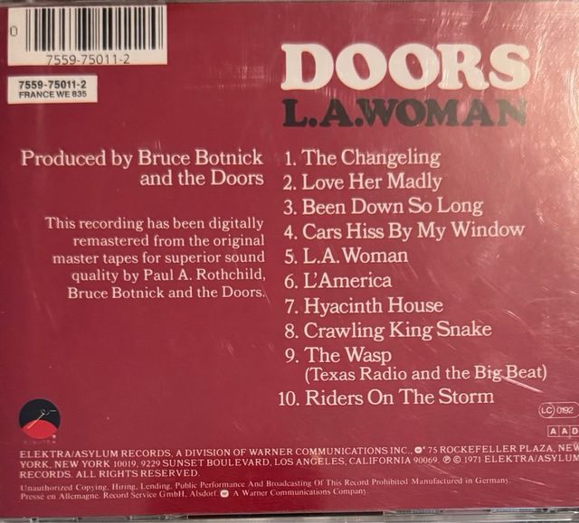CDs The Doors - Rock Clásico