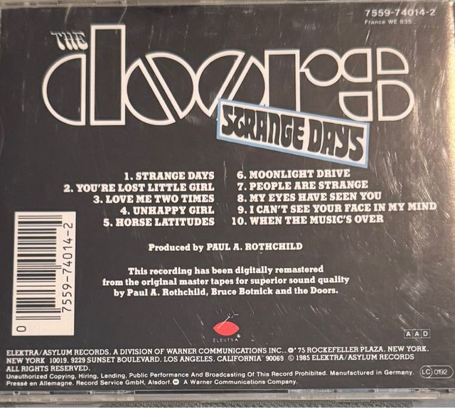 CDs The Doors - Rock Clásico