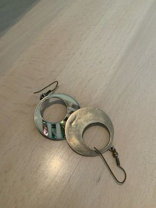 Orecchini argento madreperla. Provenienza Messico