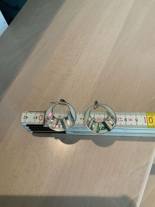 Orecchini argento madreperla. Provenienza Messico