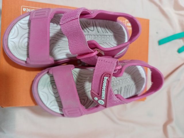 Sandalias Biomecanics niña rosa