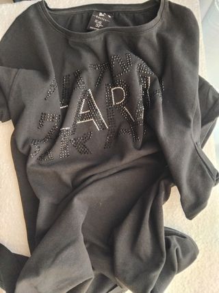 T-shirt Zara nera XL
